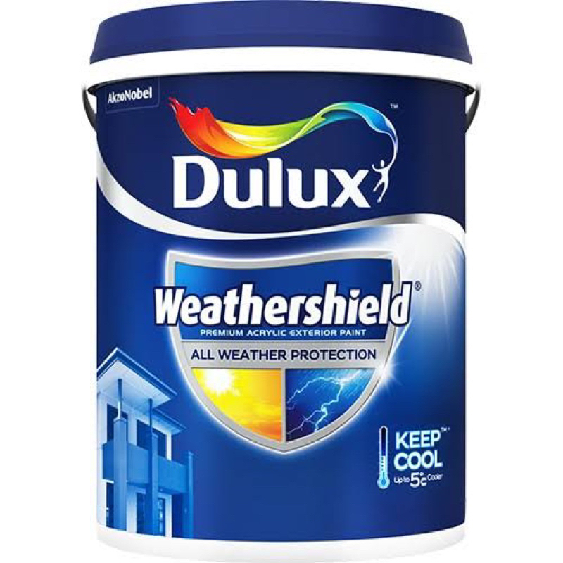 Dulux weathershield 20 Lt - Lakestone - tinting
