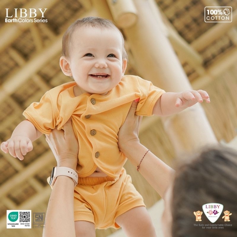 LIBBY COMFY SET - SETELAN PENDEK KANCING DEPAN - SET BAJU LIBBY - BAJU LIBBY