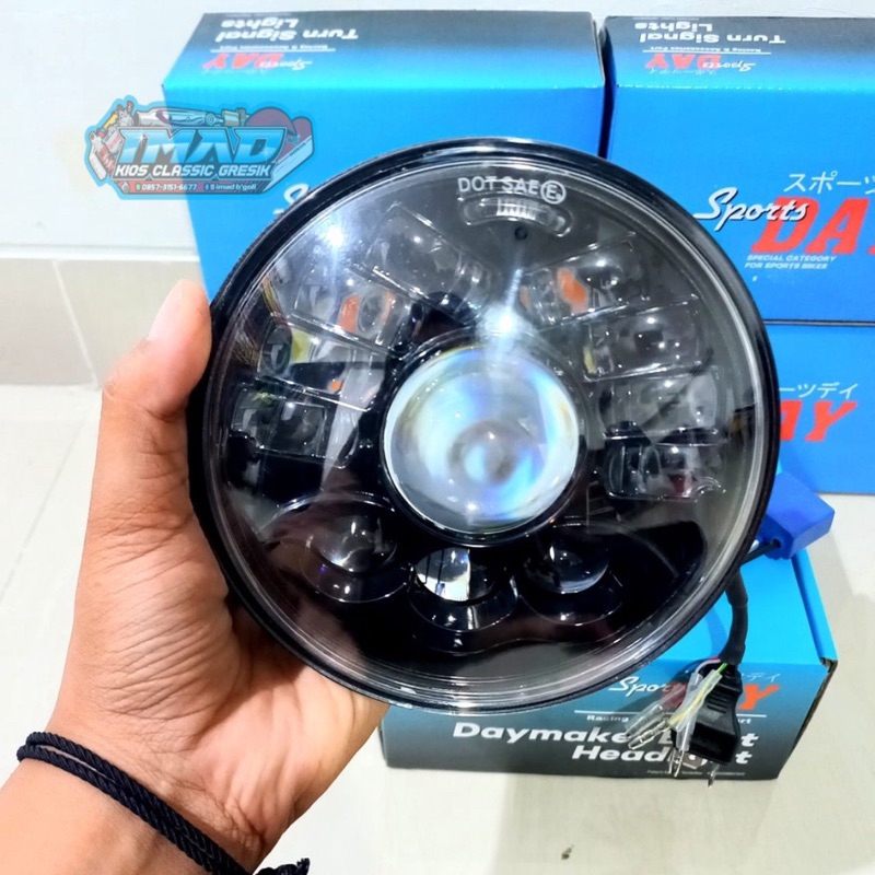 daymaker 5 inchi merek day isi biled daymaker 5,75 in bilet super terang