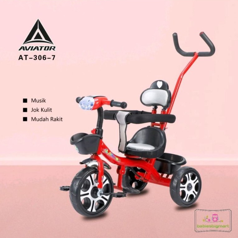 SEPEDA ANAK RODA 3 TIGA TRICYCLE AVIATOR AT 115 / AT 315-7 / AT 306 7 / AT 105 7 / TC 03 / TC 06 / T 21 / GY 101 / GY 1122 PMB GYRO DORONGAN