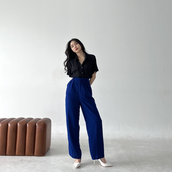 Amber Pants PART 2  / Celana Wanita Korea / Celana Panjang Kulot / Casual Pants