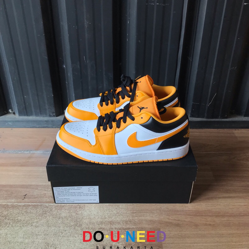 Nike Air Jordan 1 Low Taxi Yellow University Gold