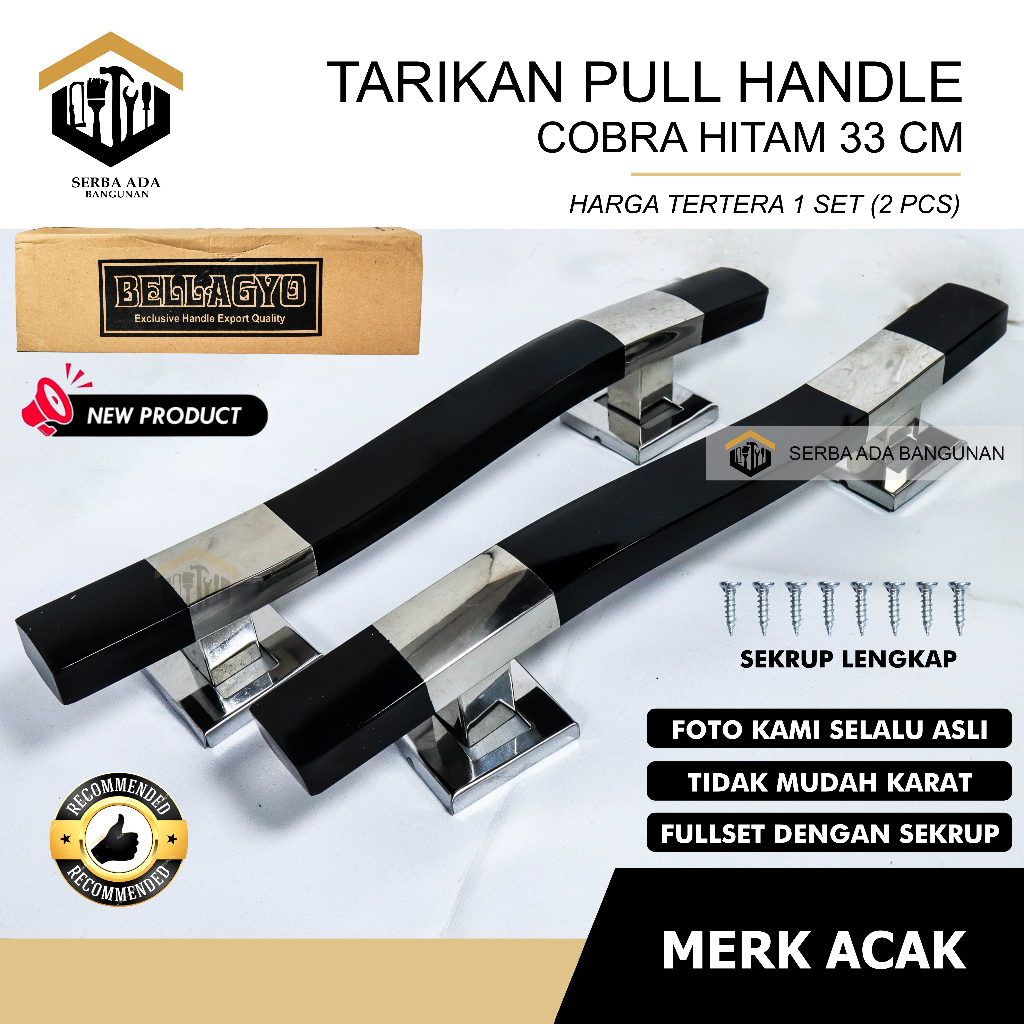 handle pintu rumah 33 &amp; 45 cm murah minimalis tarikan pintu pull stainless gagang pintu awet