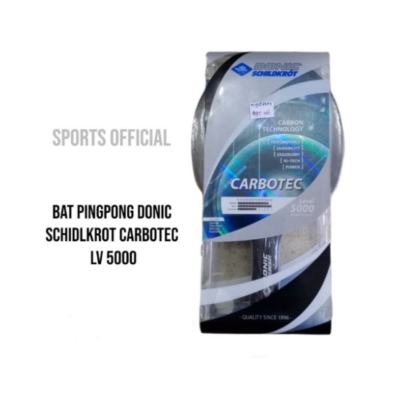 bat Tenis Meja / Bat Pingpong Donic SCHILDKROT Carbotec Level 5000