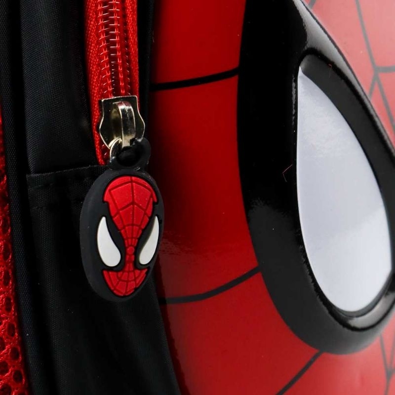 Toddi Tas Ransel Sekolah Anak Backpack Model Spiderman - 1801 Black