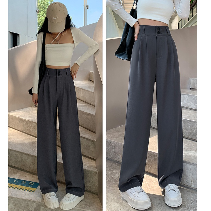 Loose pants 921 highwaist celana kulot panjang kekinian cewek perempuan