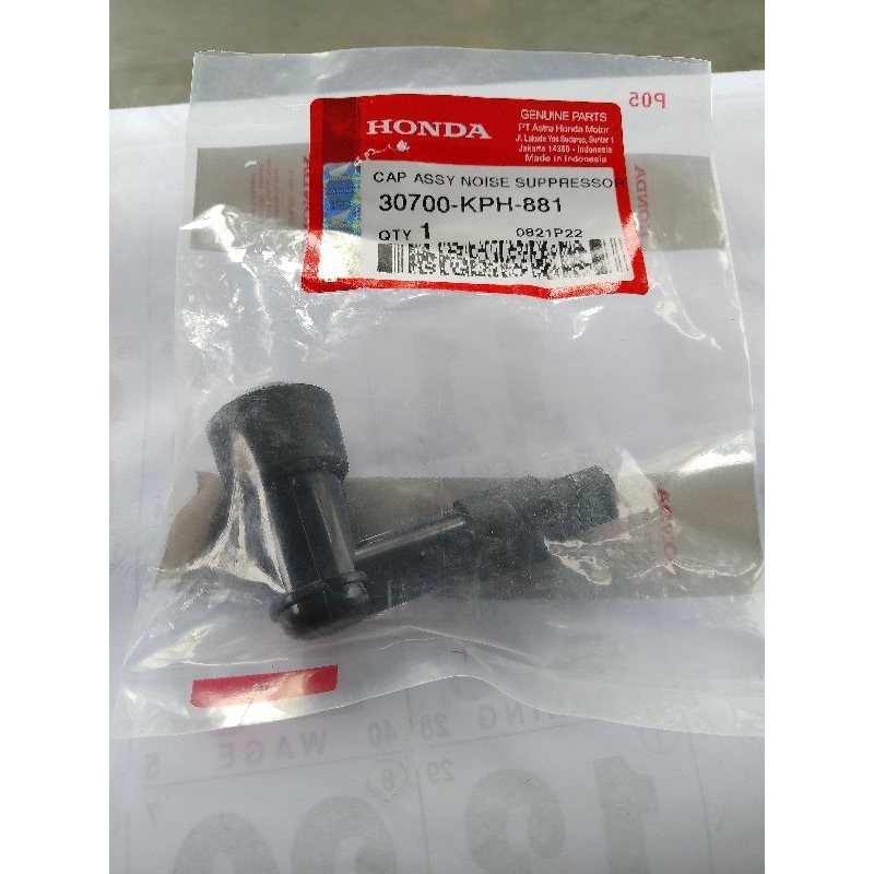 CAP ASSY NOISE COP CANGKLONG BUSI 30700-KPH-881 HONDA C70 ASTREA GRAND STAR PRIMA SUPRA