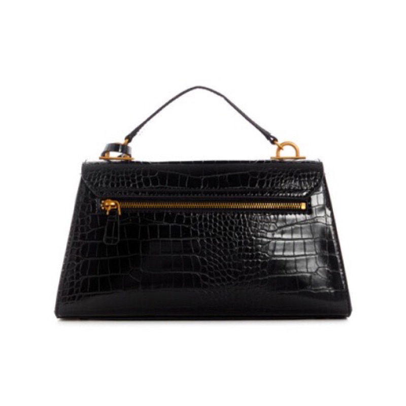 Tas Selempang Wanita Croco Top Handle