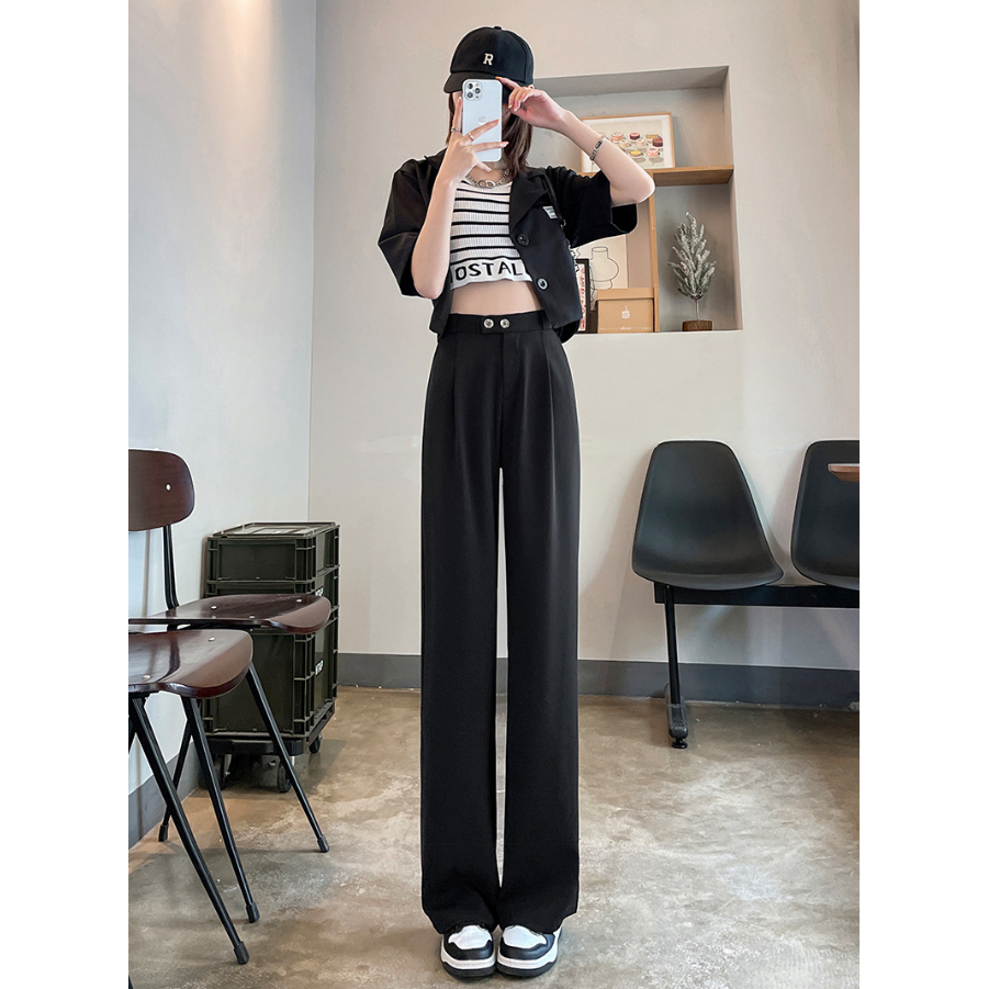 Kulot  Celana Panjang Pakaian Kerja Highwaist Import Hitam