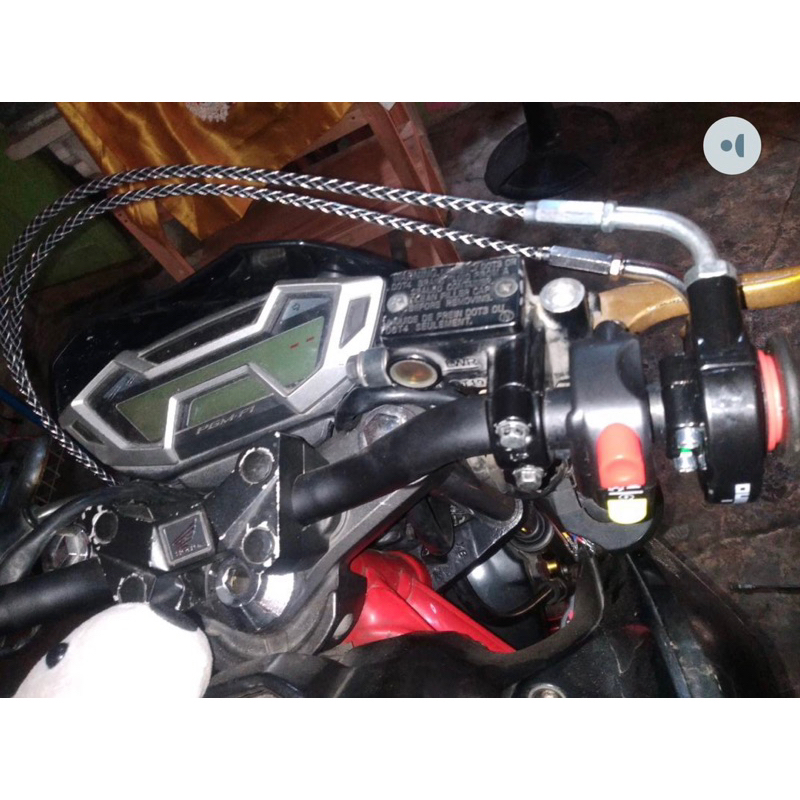 Selongsong Gas Domino plus kabel gas Gas serat carbon + L gas gold cnc universal pcx nmax lexi vario vixion mxking beat satria dll