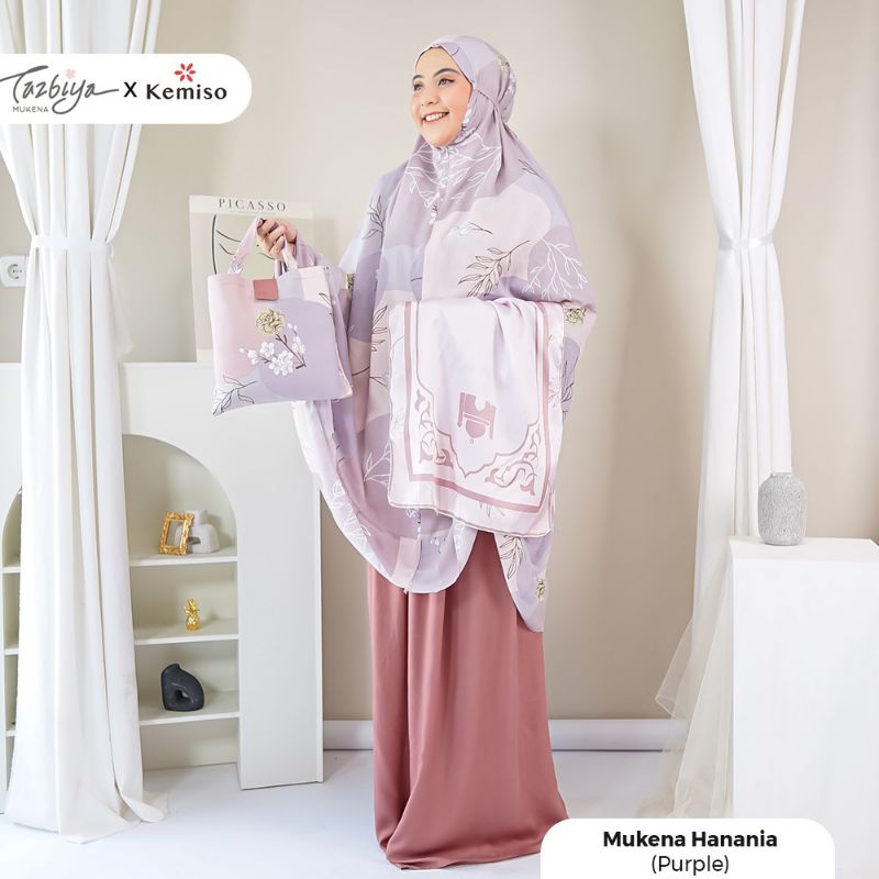 Mukena Tazbiya X Kemiso Set Sejadah Hanania Series Allaize