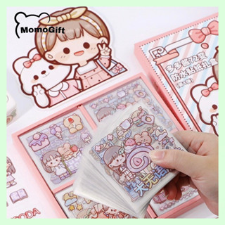 72 Lembar Stiker Box Aesthetic Edisi Dodo Girl 1 Box TLD80