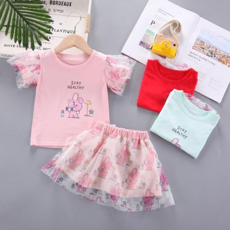 Ready ‼️ Dress Tutu Import Lucu BTS 21 bisa cod