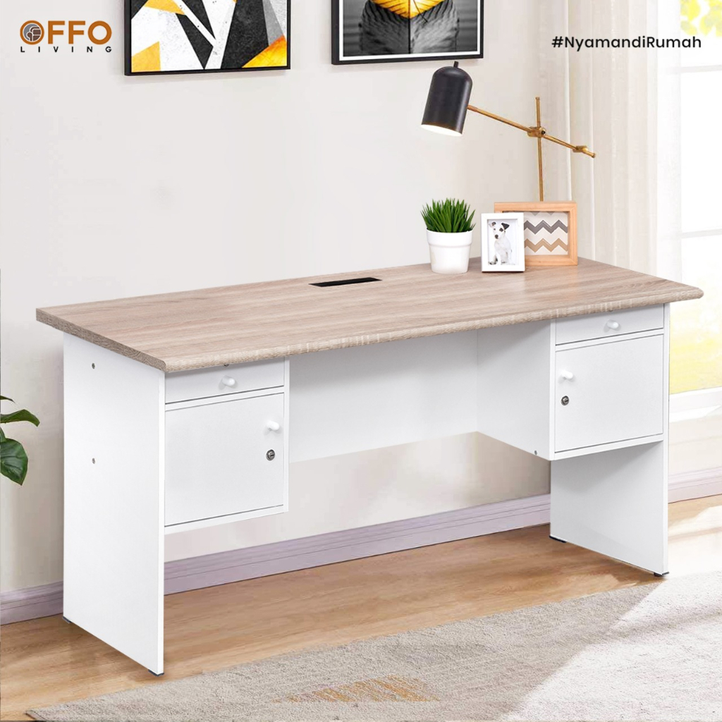 Offo Living - Meja Belajar Meja Kerja ATP  Desain minimalis dan elegan ATP MTB 102 - 201