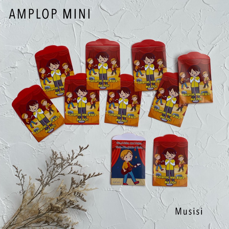 

READY STOCK AMPLOP MINI LEBARAN Varian Musisi