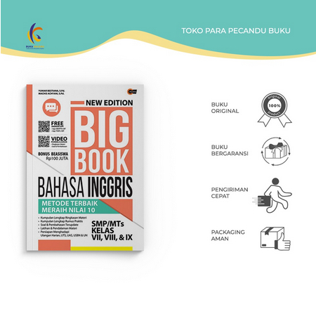 Buku Pendidikan - New Edition Big Book Bahasa Inggris SMP Kelas 1,2,3 - Yuniar Bestiana - CMedia - B