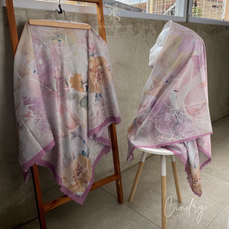 KHATHA SCARVES VOAL PRINTING - CINDRI