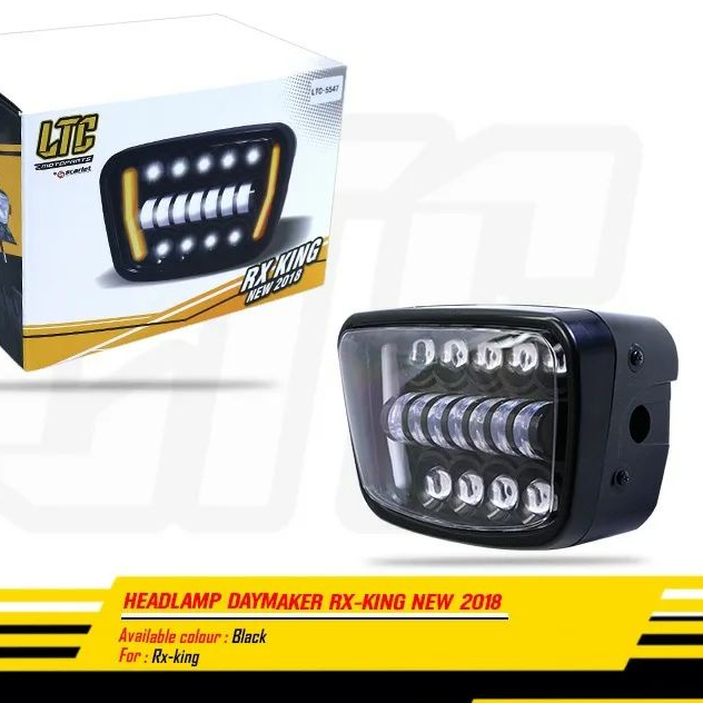 Headlamp RX King Daymaker LED Kotak Lampu depan Reflektor RXking Oval Hgh Quality