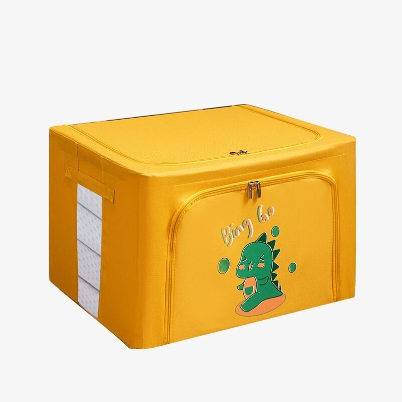 STORAGE BOX 66 LITERS 66L FRAME BAJA DOUBLE ZIPPER ORGANIZER PAKAIAN BAJU MAINAN KOTAK TEMPAT PENYIMPANAN SERBAGUNA