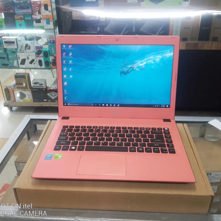 LAPTOP LEPTOP GAMING DESIGN ACER CORE I3 RAM 4GB HDD 500 GB VGA NVIDIA 2GB 14 INC GENERASI BARU WINDOWS10 ZOOM SIAP PAKAI