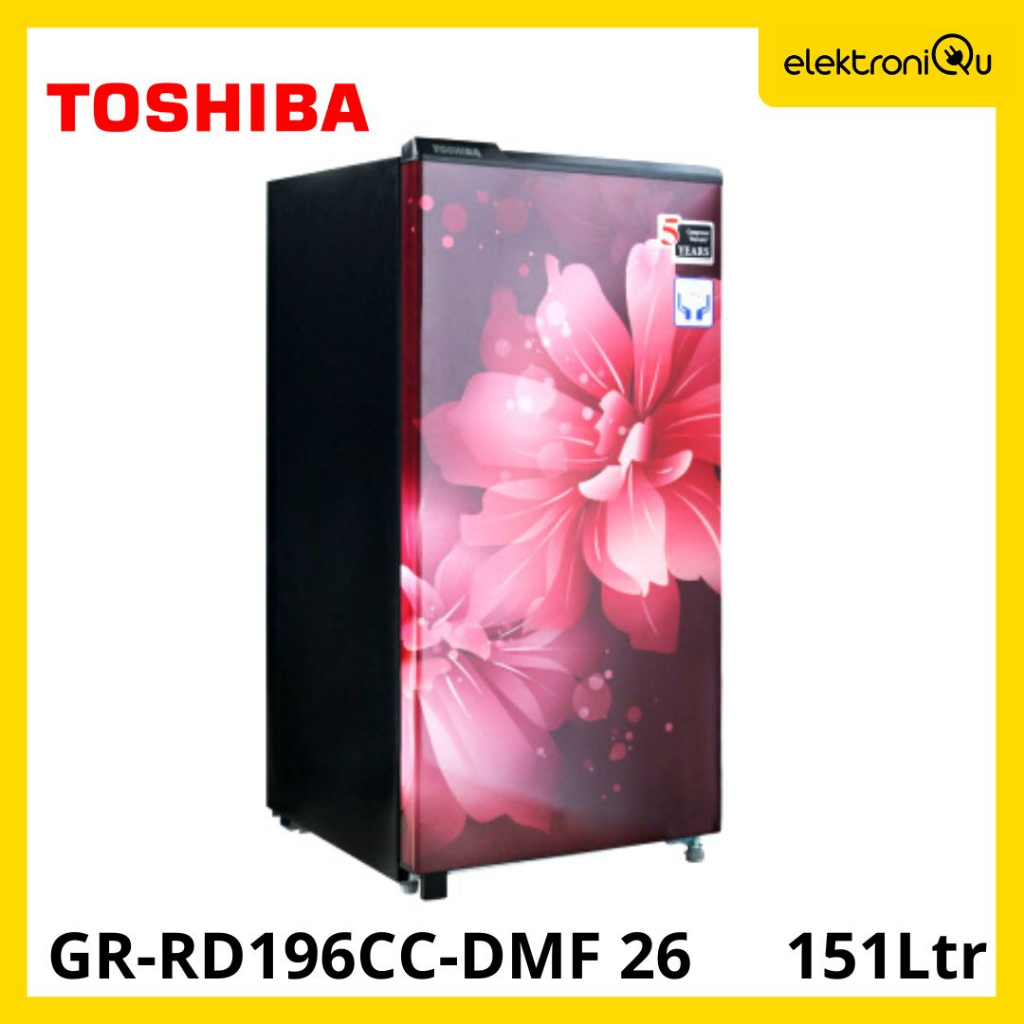 LEMARI ES TOSHIBA 1 PINTU GR-RD196CC-DMF 26 / KULKAS TOSHIBA 1 PINTU GR-RD196CC-DMF 26