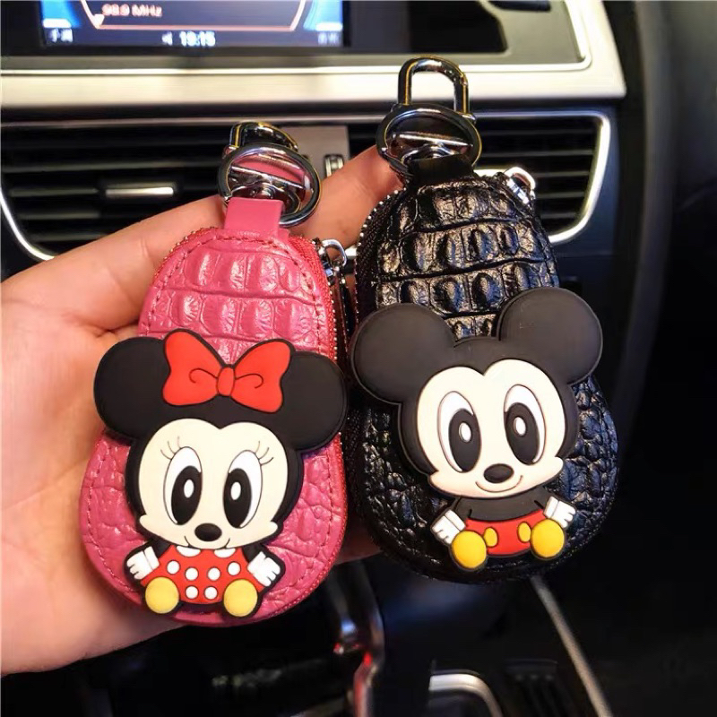 dompet kunci mobil mickey minnie