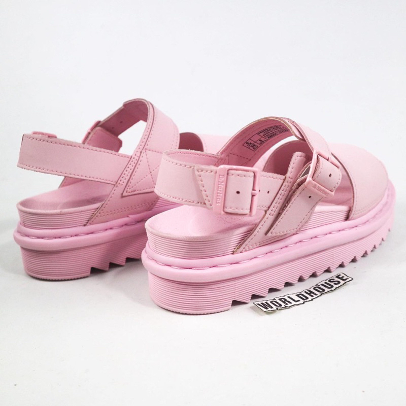 Dr Martens Voss mono chalk pink  hydro leather ( boots sandals loafers )