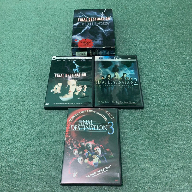 [UNSEALED] DVD Final Destination Trilogy IMPORT ORI