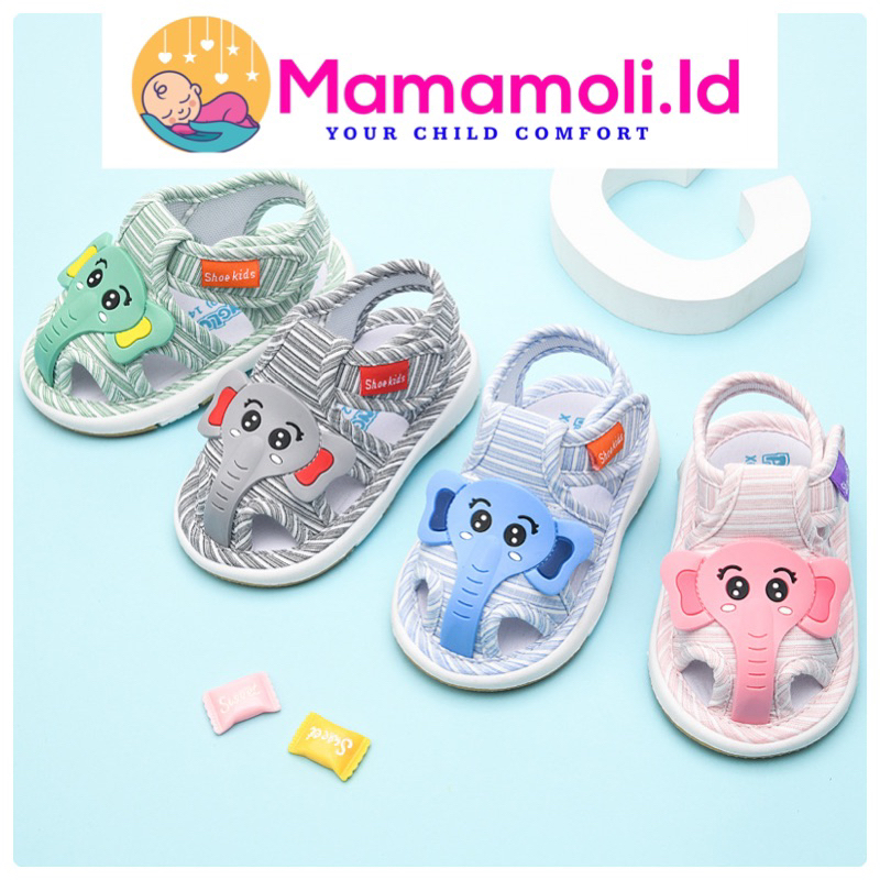 Sepatu Sandal Prewalker Anak Bayi / Baby 1 2 3 tahun Bisa Bunyi cit cit cit/ Sepatu Belajar Jalan Anak Laki laki Perempuan Make A sound / Baby Prewalker Shoes