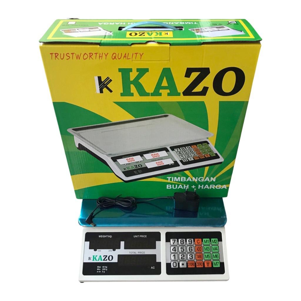 Timbangan Buah Digital 40kg Merk Kazo , Moritz & Gigan/Timbangan Buah Digital Listrik/Timbangan Buah
