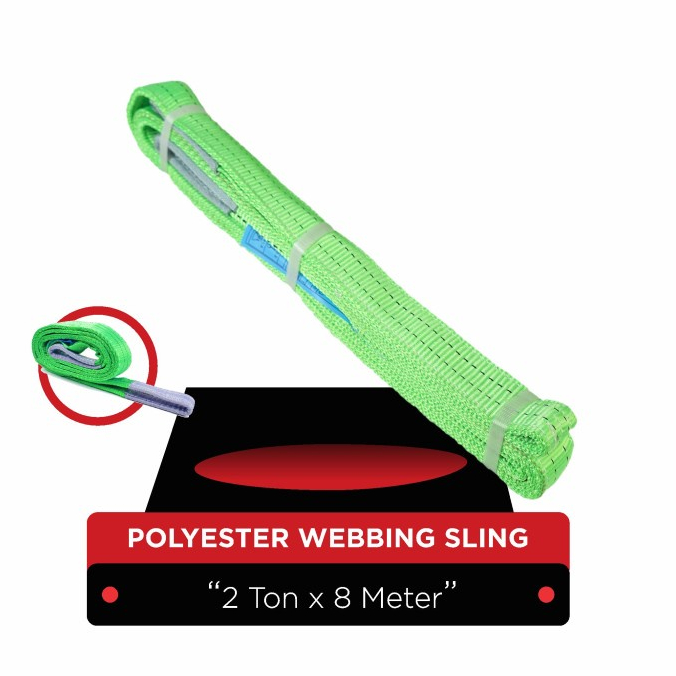 Polyester Webbing Sling 2 Ton x 10 Meter | Tali Angkat