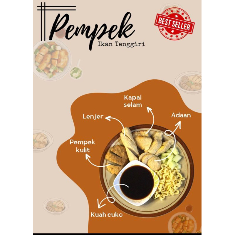 

Pempek Ikan TENGGIRI ASLI