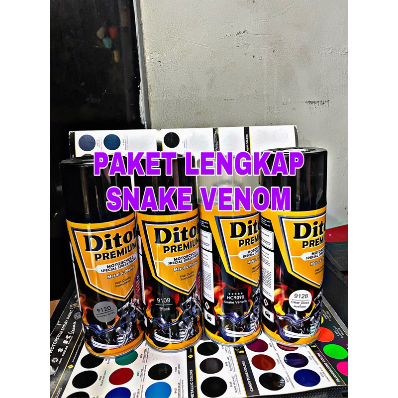 PAKET LENGKAP Warna Snake venom - DITON PREMIUM