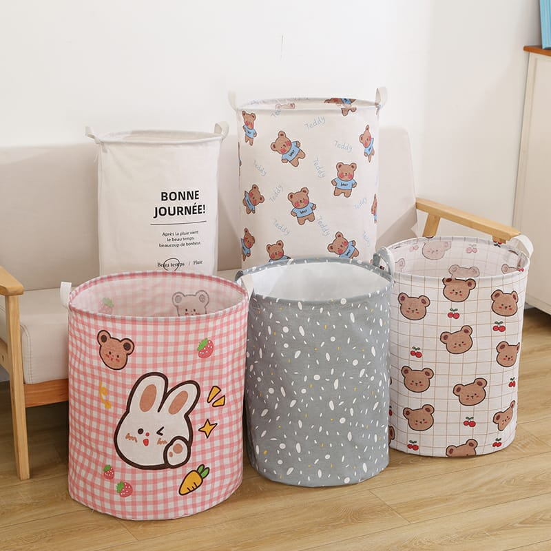 Jual Laundry Bag Kain Tempat Simpan Baju Kotor Keranjang Pakaian Shopee Indonesia