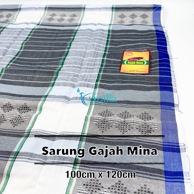 Sarung Murah Gajah Mina/ 100*120 Sarung Katun Dewasa/ Sarung Kemasan Dus/ Grosir Sarung