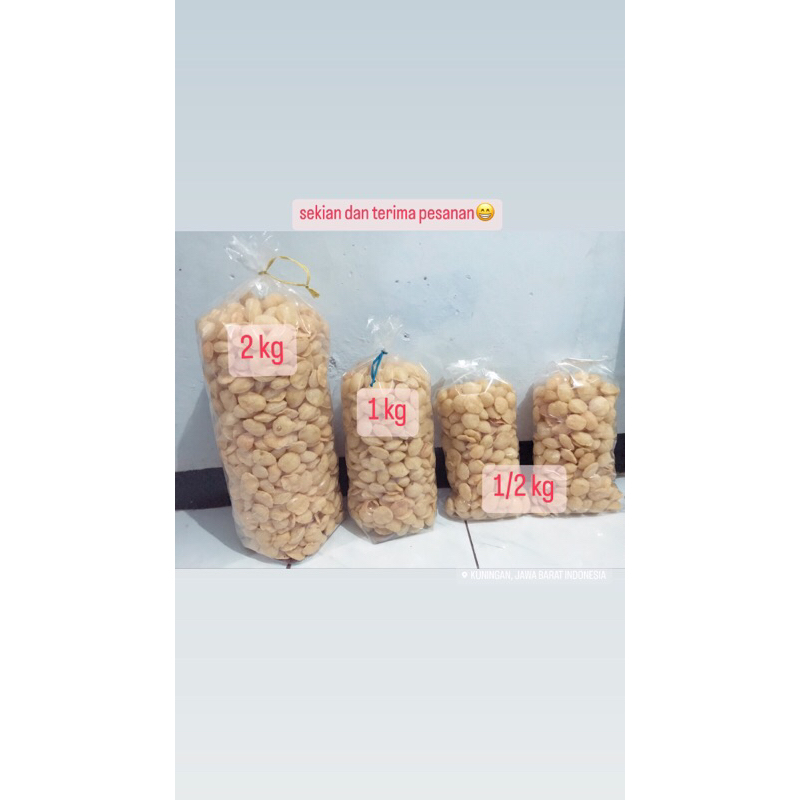 

ketempling makanan ringan Khas Kuningan-Jabar berat 1000gr