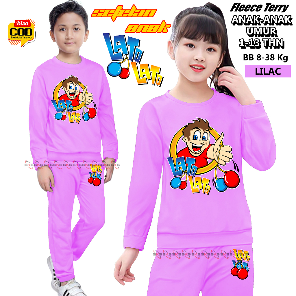 Setelan Anak-anak LATO LATO VIRAL TOP MODEL 00013 BISA COD &amp; Gratis Ongkir Cowok Cewek terbaru dan termurah Baju Kaos Tshirt Training Olahraga Anak Sportswear Children Paling Tren &amp; Laris Kekinian Senam