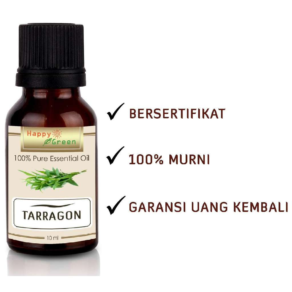 Happy Green Tarragon Essential Oil - Minyak Atsiri Herba Tarragon