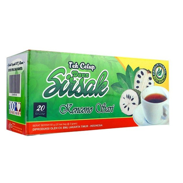 

teh celup sirsak kencono sari obat kanker 100% original