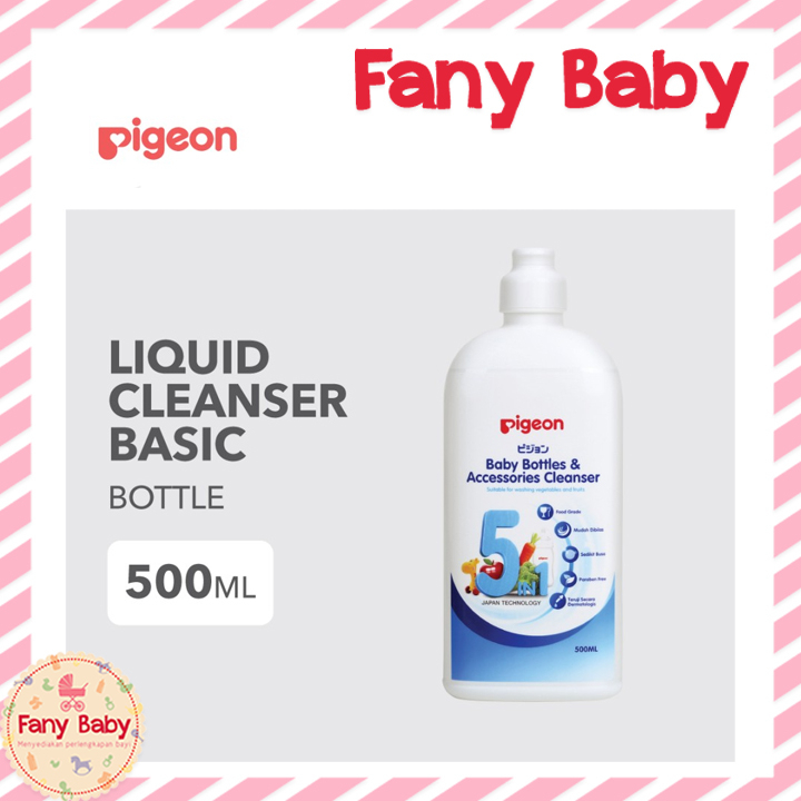 PIGEON LIQUID CLEANSER BASIC REFILL 450ML &amp; BOTTLE 500ML