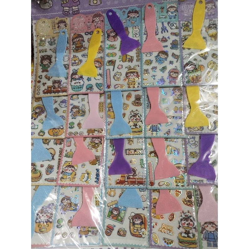 

Stiker Lucu Mainan Setiker Kartun Korea 1.lembar isi.20.pcs
