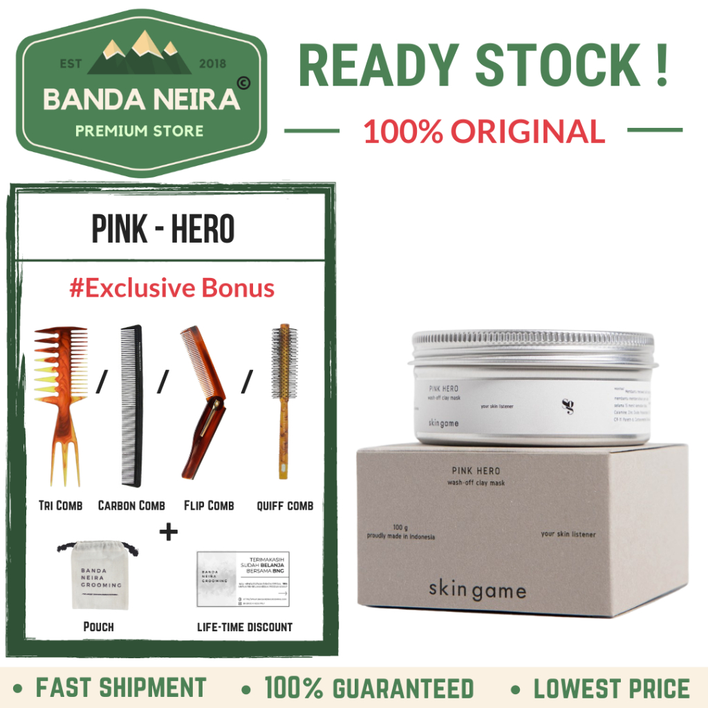 SKIN GAME Pore Armor Clay Mask / Masker Mengecilkan Pori Pori