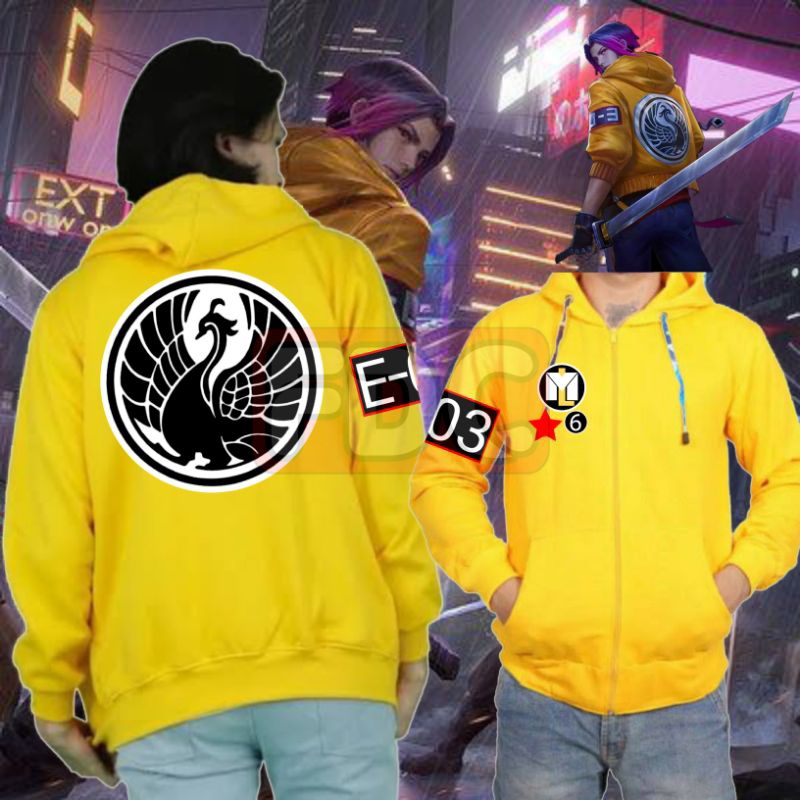 HOODIE / ZIPPER RESLETING MOBILE LEGENDS LING STARLIGHT STREET PUNK