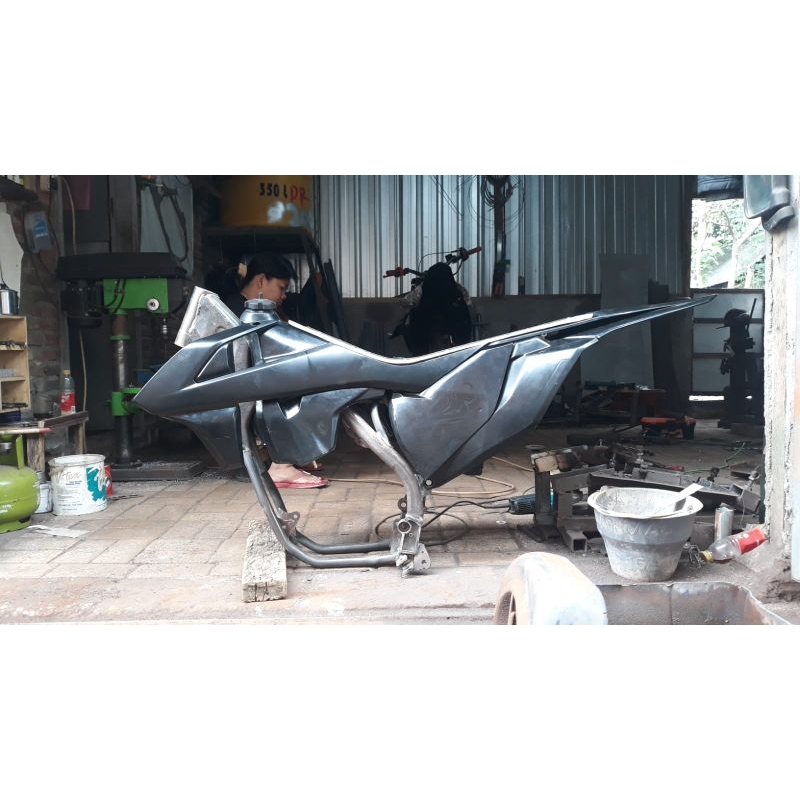 frame ktm pnp mesin ninja 2tak 2018-2022