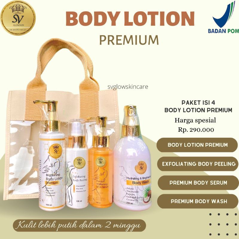 SV GLOWSKIN PAKET BODY CARE PREMIUM ORIGINAL BPOM