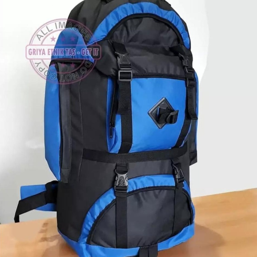 Ransel Kemping KIA 80 L ( HARGA GROSIR ) Tas Pria - Tas Paket - Tas Kurir - Tas Delivery - Tas Besar - Tas Jumbo - Tas Pakaian - Tas Mudik - Tas Motor - Tas Gunung - Tas Polisi - Tas Tentara