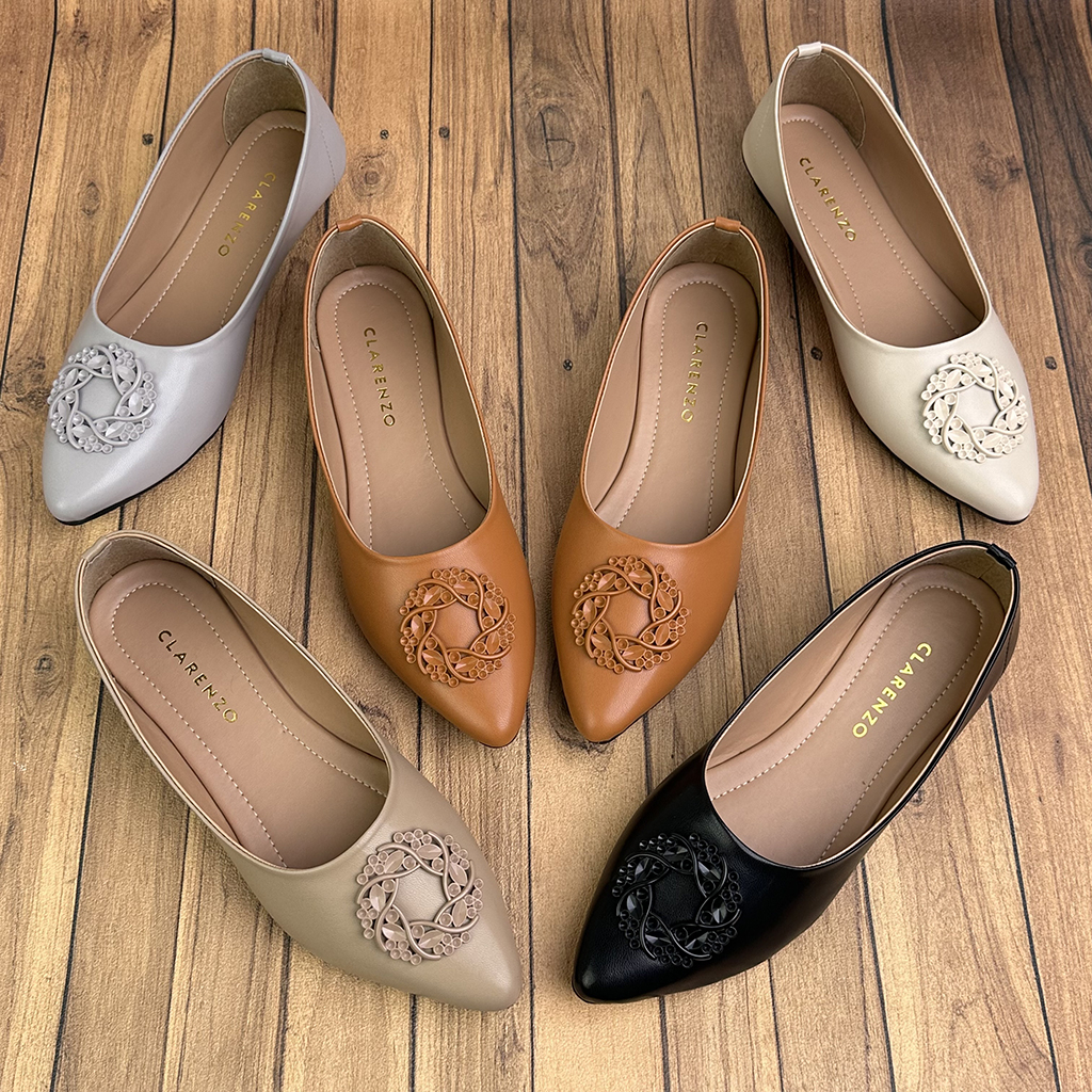 Clarenzo ~ ED11 Sepatu Wanita Flatshoes Moraa