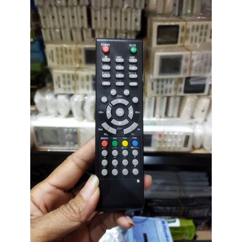 REMOT REMOTE SET TOP BOX DVB T2 GARUDA UNGU