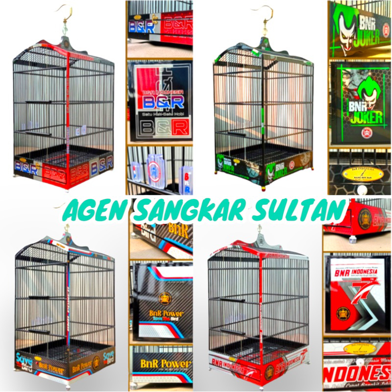 SANGKAR KOTAK BnR DECAL POWER PRESIDEN CUP 88 BLACK DOFF REBORN