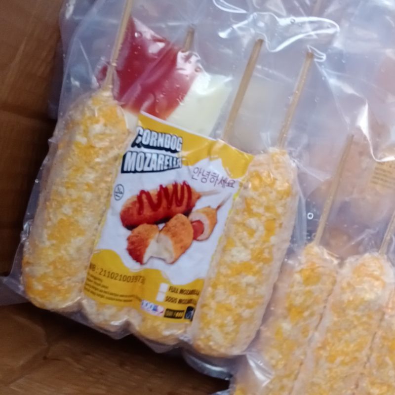 

Corndog Mozarella Beku Frozen Food